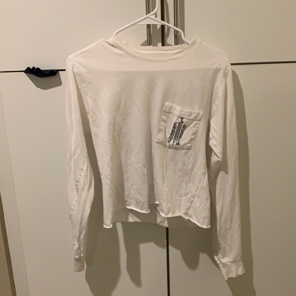 Cropped chrome hearts long sleeve